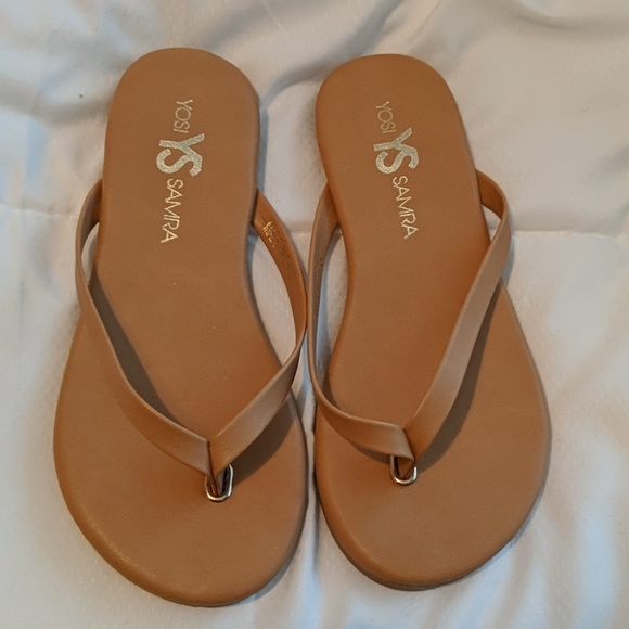 *Last Chance*  Yosi Samra Sandals in Camel - Picture 2 of 2
